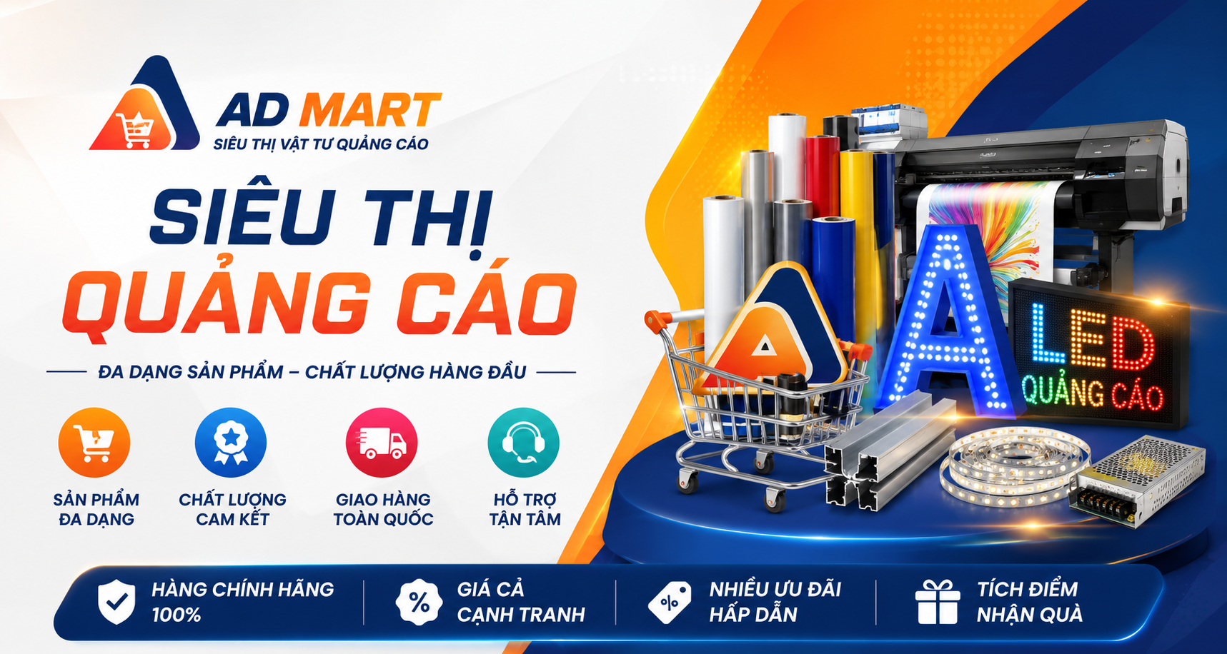 Siêu Thị Quảng Cáo - Đa Dạng Sản Phẩm